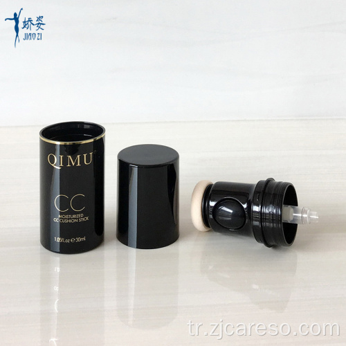 30ml CC Krem Süngerli Havasız Pompa Şişesi